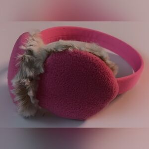 From the Makers of UGG EARMUFFS, WARM FAUX WHITE FUR & PINK BAND EARMUFFS,